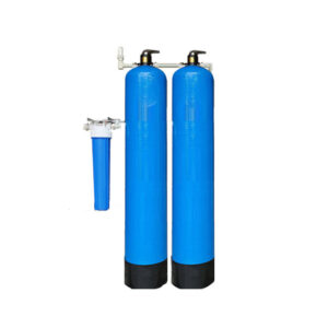 Bộ lọc nước đầu nguồn 2 cột composite van cơ xử lý nước nhiễm kim loại nặng, clo flo trong nước – DN06